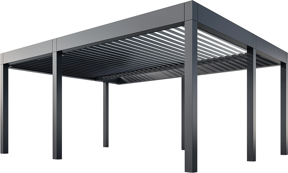 Aura Bioclimatic System and Nova Rolling Roof System